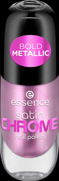 Produktbild essence satin CHROME nail polish (Artificial Pinktelligence, Farblack)
