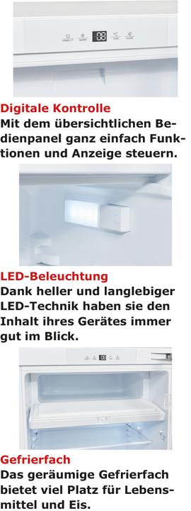 Produktbild Exquisit EXQ UKS130-4-FE-010E Kühlschr (121 l)