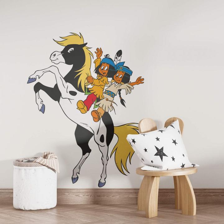 Image du produit Yakari Arc-en-ciel et Petit Tonnerre (30 x 38 cm)