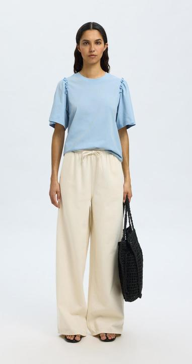 Image du produit Selected Femme Slfpenelope 2/4 Ruffle Tee Noos (L)