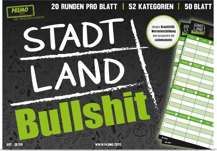 Image du produit Craze Ville Pays Bullshit A3 (Allemand)