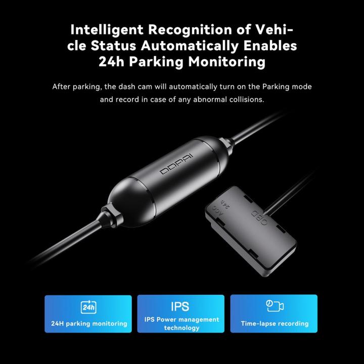 Actual product image DDpai Hardwire Kit for OBD port (Wi-Fi, GPS receiver, Built-in microphone)