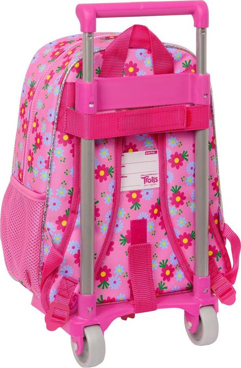 Actual product image Ravensburger School rucksack with wheels Trolls Pink 26 x 34 x 11 cm