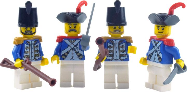 Produktbild LEGO Blauroecke Minifiguren Imperiale Soldaten und Offiziere NEU! Menge 4x