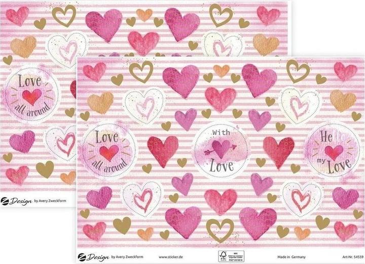 Actual product image Avery Motif sticker
