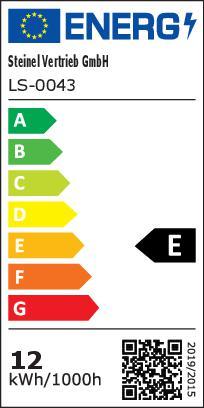 Energie-Label Steinel LED Aussenleuchte L 605 M Alu (729 lm, IP44)