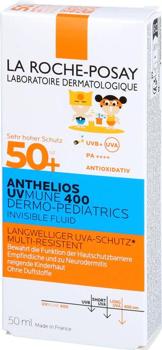 Produktbild La Roche Posay Kids Invisible Fluid UVMune (Sonnenlotion, SPF 50+, 50 ml, 73 g)
