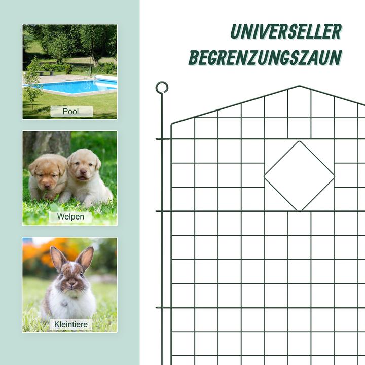 Image du produit Relaxdays 5x barrières-de-jardin
