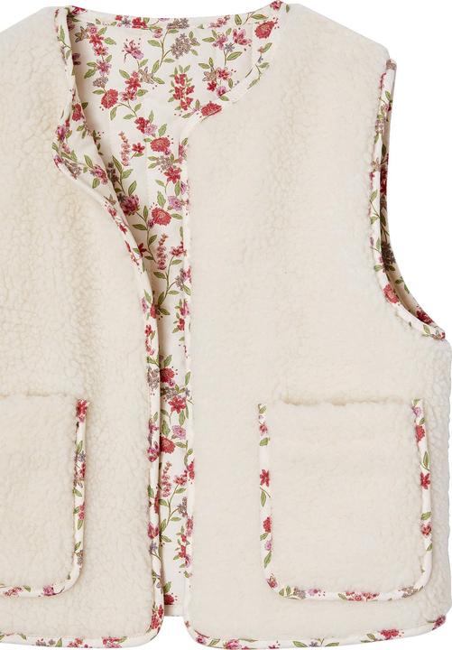 Immagine prodotto Vertbaudet Mädchen Wende-Weste mit Teddyfleece und Recycling-Polyester (146)