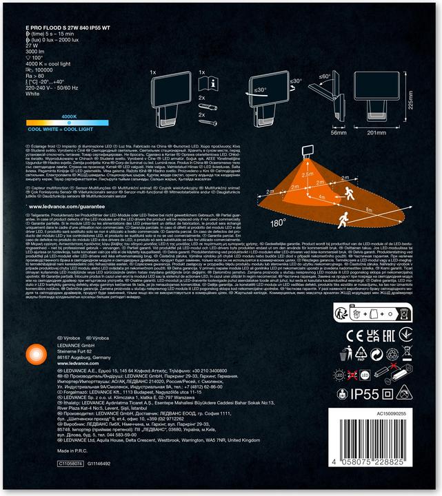 Produktbild Ledvance Endura Pro Flood Sensor (3000 lm, IP55)