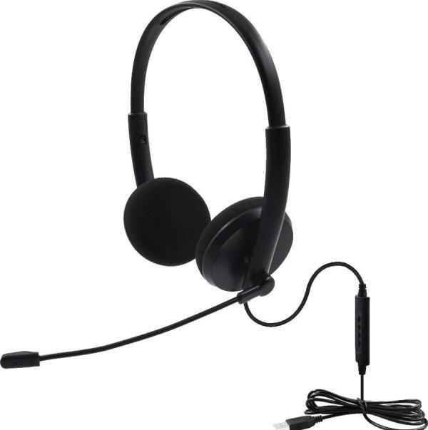 Actual product image Mozo headphones with microphone (MTX1091ECO) (ANC, Cable)