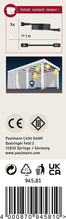 Productafbeelding Paulmann Andere accessoires