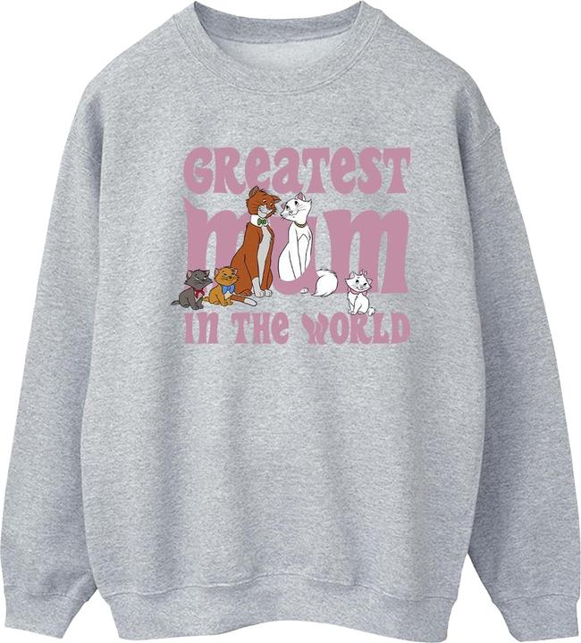 Actual product image Disney Womens/Ladies The Aristocats Greatest Mum Sweatshirt (XL)