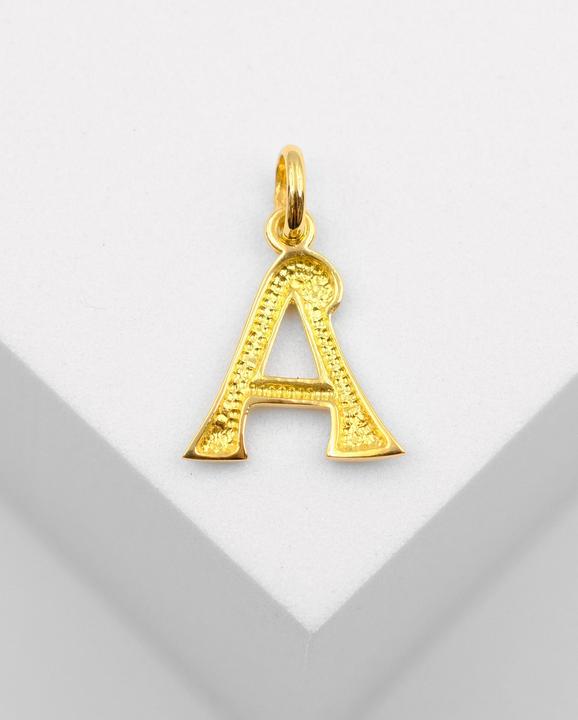 Produktbild Muau Buchstabe (750/18 K Gelbgold)