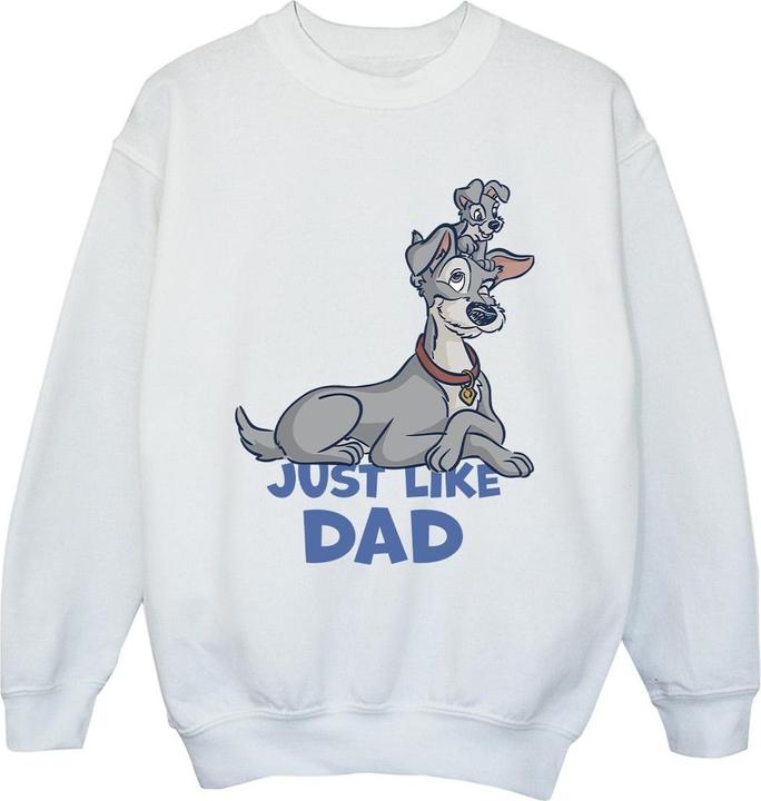 Disney Lady And The Tramp Just Like Dad Sweatshirt Mädchen