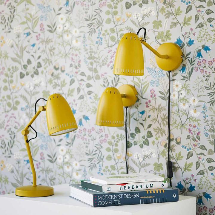 Image du produit Superliving Applique murale métal "Dynamo" jaune moutarde mat (E14)