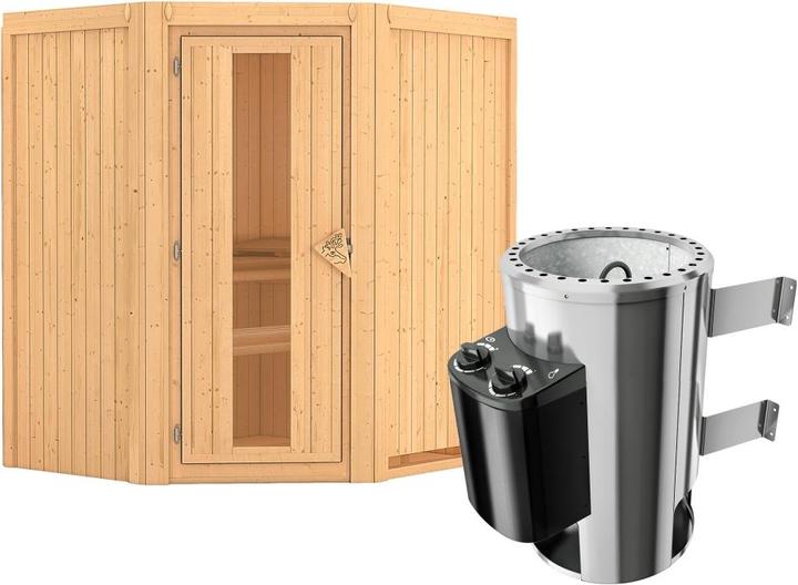 Produktbild Karibu Tonja ohne Dachkranz (Plug & Play 3,6 KW interne Steuerung)