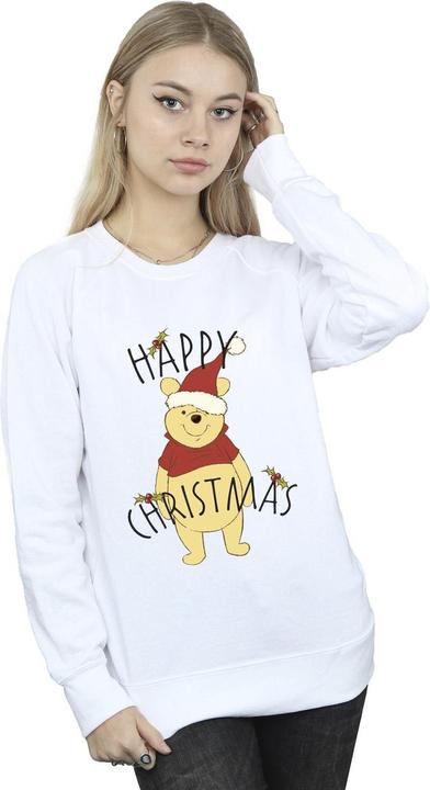 Produktbild Disney Winnie The Pooh Happy Christmas Holly Sweatshirt (M)