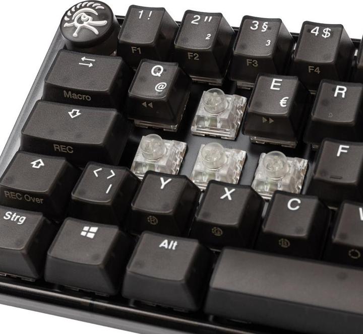 Produktbild Ducky One 3 Aura Black Mini Gaming Tastatur, RGB LED - Kailh Jellyfish Y (DE, Kabelgebunden)