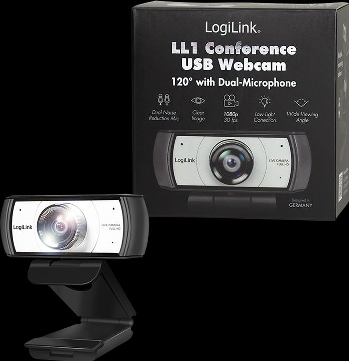 Actual product image LogiLink 30 fps, f/2.4, 120°, USB (2 Mpx)