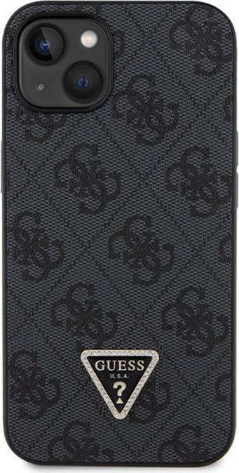 Produktbild Guess GUHCP13MP4TDSCPK iPhone 13 6.1" czarny/black hardcase Crossbody 4G Metal Logo (Apple iPhone 15, Apple iPhone 14, Apple iPhone 13)