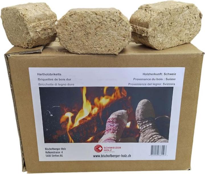 Produktbild Bischofberger Holz Schweizer Hartholzbriketts Buche 15kg (15 kg)