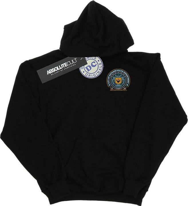 Batman Gotham Police Dept Brust Druck Hoodie