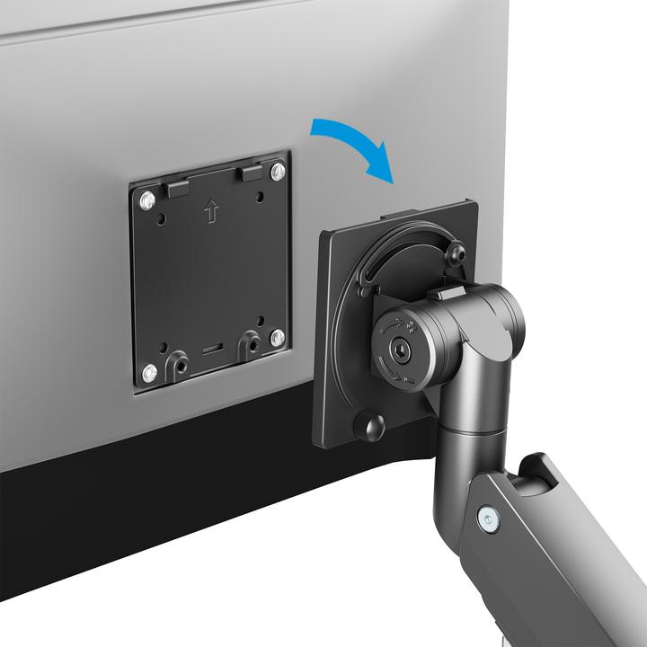 Actual product image Manhattan Table mount with USB ports and gas pressure spring with extremely high load capacity for one (Table, 57")