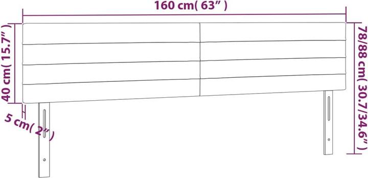 Immagine prodotto VidaXL Daria (160 x 5 x 88 cm)