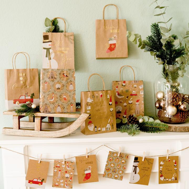 Actual product image Papierdrachen Christmas (Gift bag, 6 x)