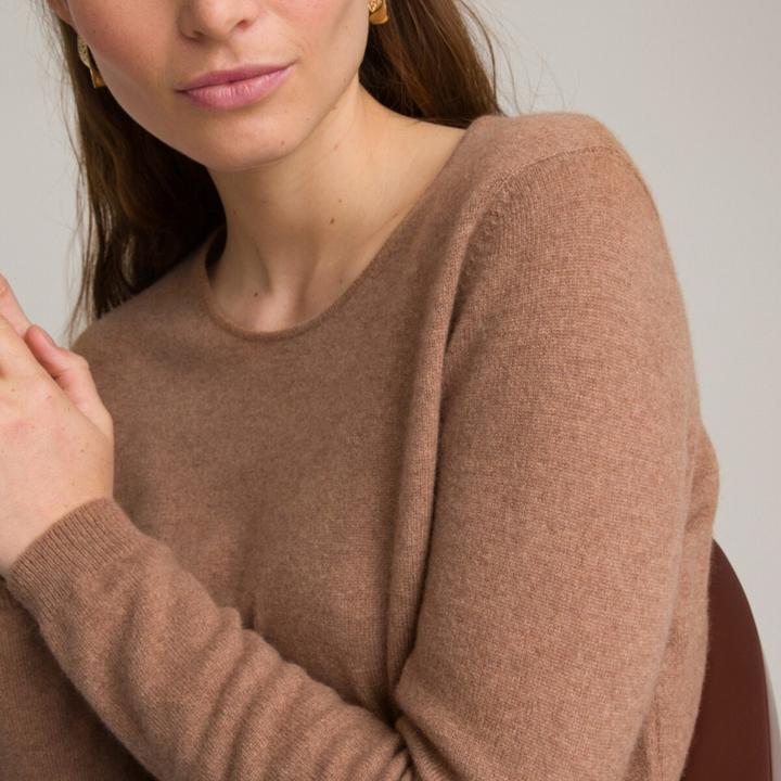 Image du produit Anne Weyburn Pull ras du cou en pur cachemire (48, 50)