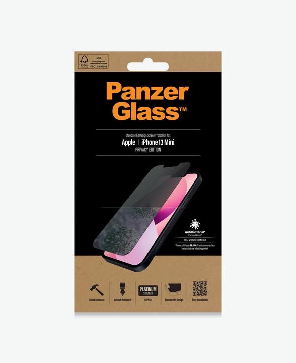 Produktbild PanzerGlass Privacy (1 Stück, Apple iPhone 13 mini)