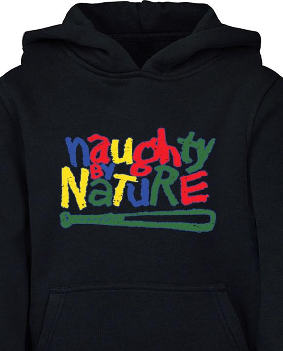 Immagine prodotto Merchcode Bambini Naughty By Nature - Felpa con cappuccio Basic con logo - 160251 (158)