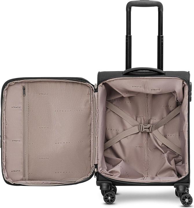 Immagine prodotto Stratic carrello cabina taska a 4 ruote S 55 cm con piega ad espansione (41 l, Bagaglio a mano (fino a 50 litri))