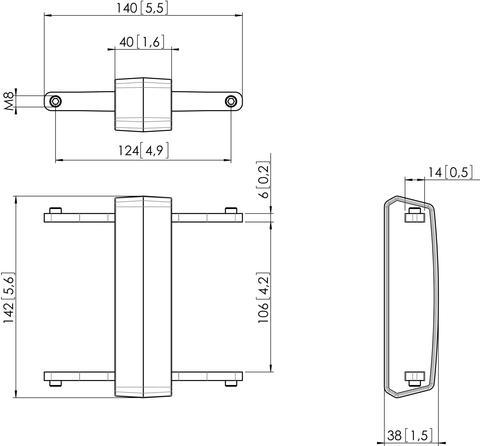 Actual product image Vogels Professional PFA 9104 - Mounting component (rod coupling)