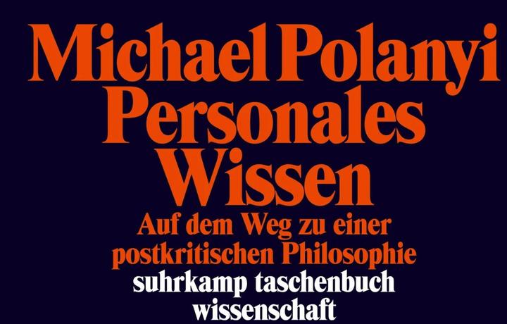 Actual product image Personales Wissen (German, Michael Polanyi, 2023)