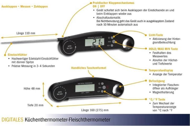 Produktbild TFA Digitales Küchen-Thermometer