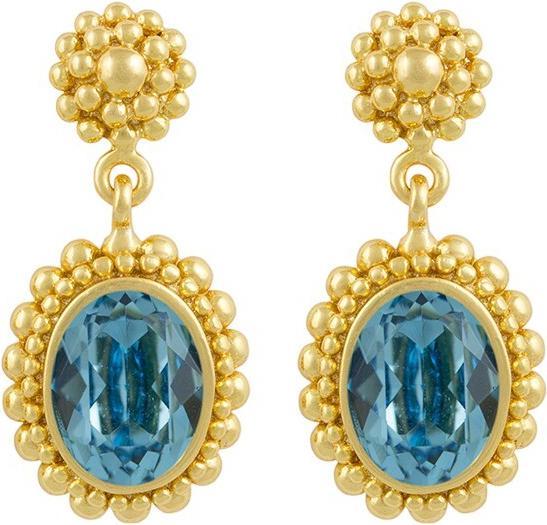 Gold, Aquamarinblau
