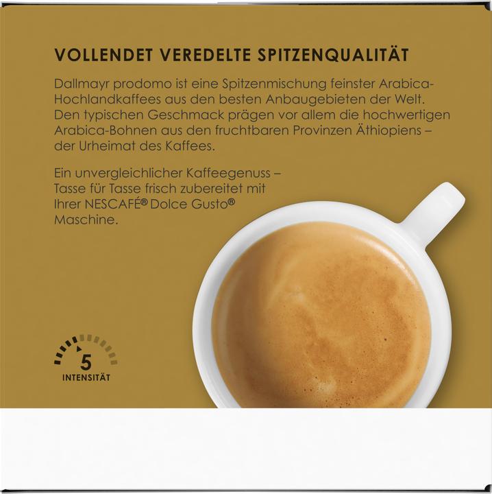 Produktbild Nescafé Dolce Gusto Dallmayr Prodomo (16 x Port.)