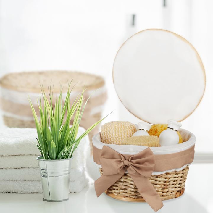 Actual product image Relaxdays Bathroom Basket Set of 2 (2 x, 31 x 31 x 22 cm)