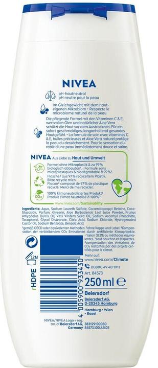 Actual product image NIVEA Pflegedusche Creme Aloe (250 ml)
