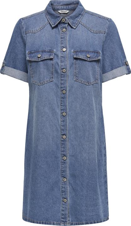 Only Onllisa S/S Dnm Dress Gua Noos