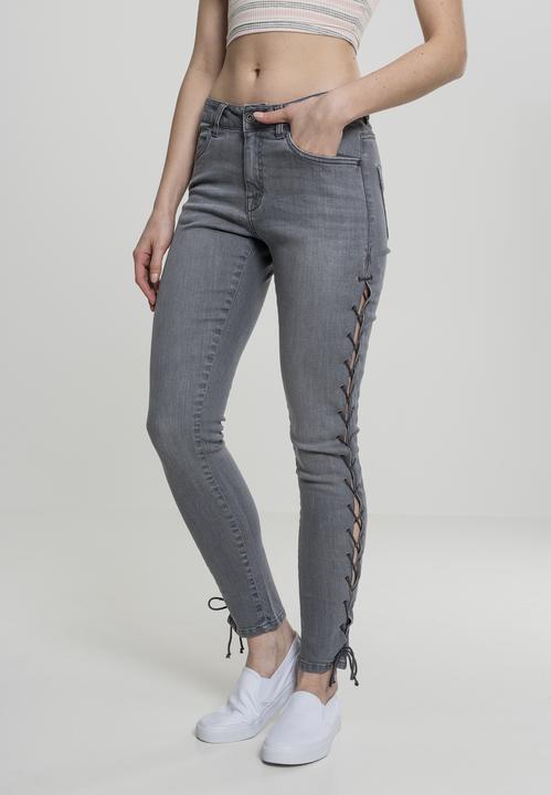 Immagine prodotto Urban Classics Ladies Denim Lace Up Skinny Pants (28)