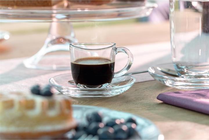Actual product image Leonardo Espresso cup Napoli 50 ml, 6 pieces, Transparent (80 ml, 6 x)
