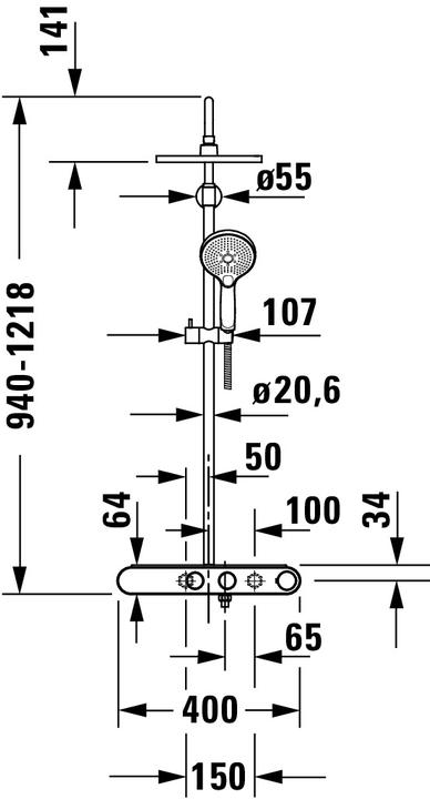 Immagine prodotto Duravit Duschsystem