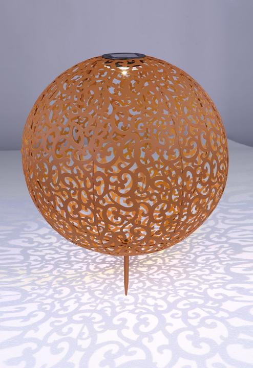 Produktbild Globo Solarleuchte Metall Rostfarben, 1xled (IP44)