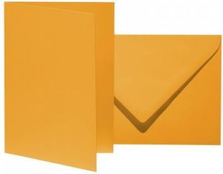 Actual product image Artoz 10 folding cards with envelopes Mosaic DIN B6 papaya (10 x, B6)