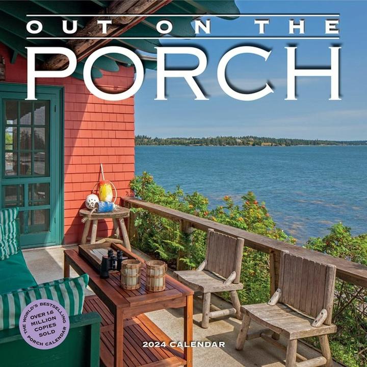 Out on the Porch Wall Calendar 2024 (English)