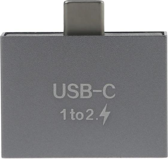 Image du produit PowerGuard Adaptateur de charge USB-C vers double USB-C Splitter (USB Type C, USB Type C)