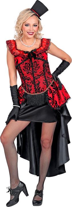 Produktbild Widmann Damen Burlesque Kostüm mit Kleid, Handschuhe (L)
